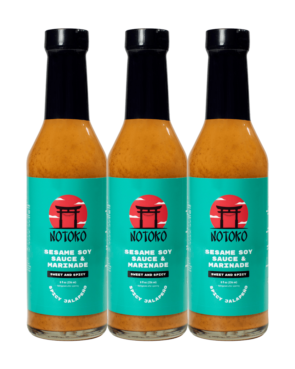 Notoko Spicy Jalapeno (3 Pack) — Notoko Sauce